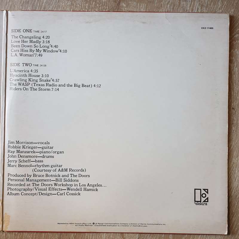 The Doors  Two Originals Of The Doors: 13 And L.A. Woman  Double Vinyl LP Record - Very-...