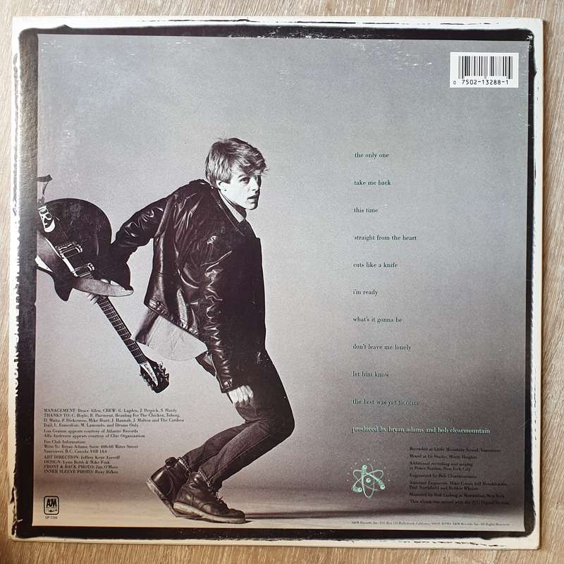 Bryan Adams  Cuts Like A Knife (US) - Vinyl LP Record - Very-Good+ Quality (VG+)