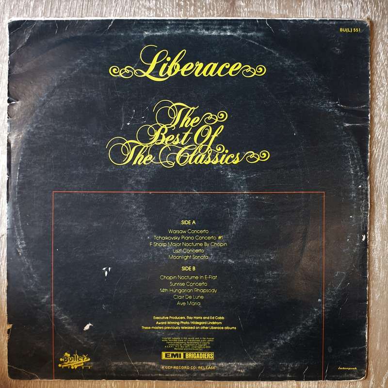 Liberace  The Best Of The Classics - Vinyl LP Record - Opened  - Very-Good Quality (VG)