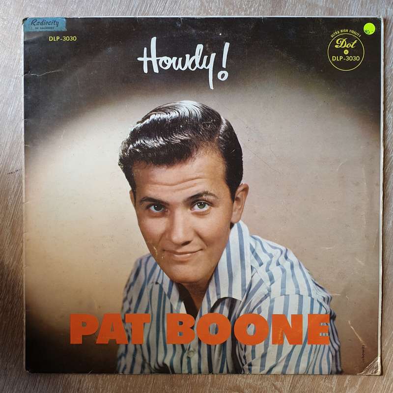 Pat Boone  Howdy! - Vinyl LP Record - Opened  - Very-Good- Quality (VG-)