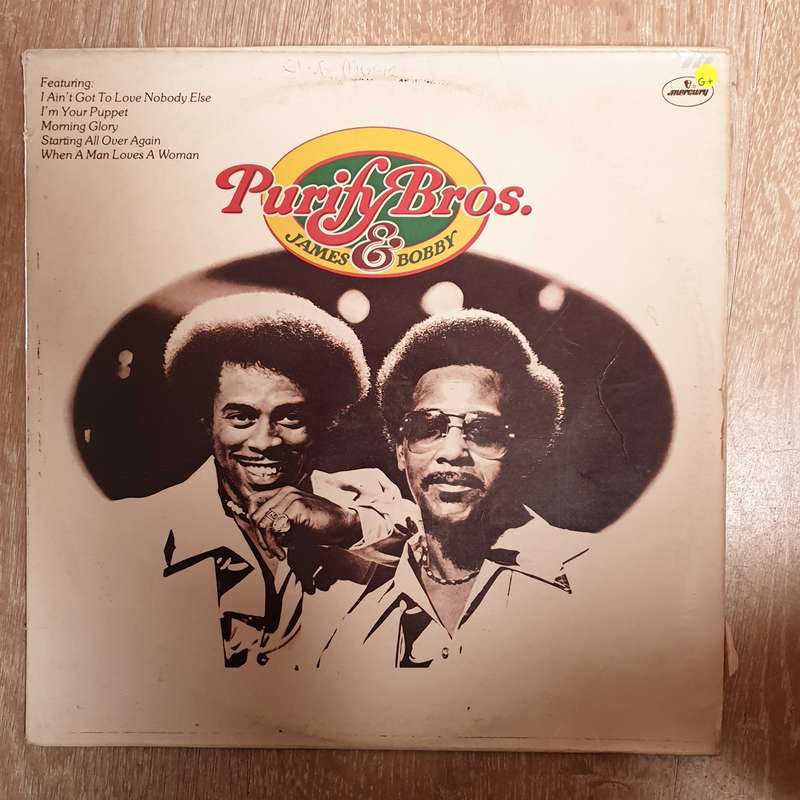 Purify Bros. - James & Bobby  - Vinyl LP Record - Opened  - Good+ Quality (G+)