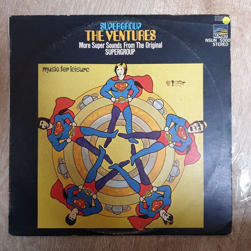 The Ventures  Supergroup -  Vinyl LP Record - Very-Good+ Quality (VG+)