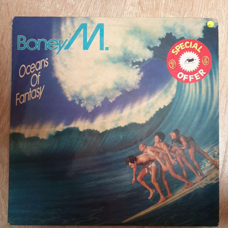 Boney M - Oceans of Fantasy - Vinyl LP Record - Very-Good Quality (VG) (verry)