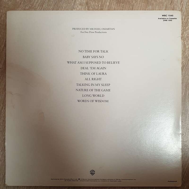 Christopher Cross - Another Page -  Vinyl LP Record (VG)