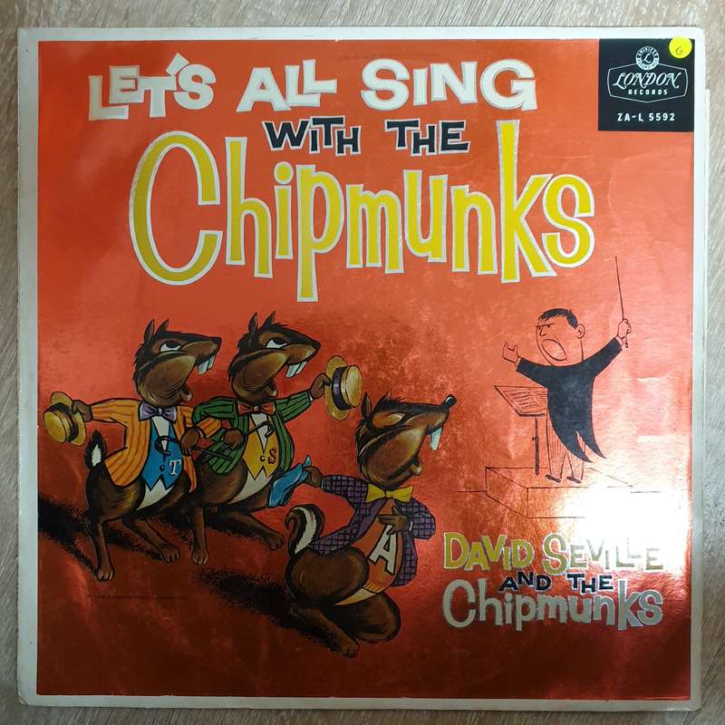 David Seville And The Chipmunks  Let's All Sing With The Chipmunks - Vinyl LP Record - Open...