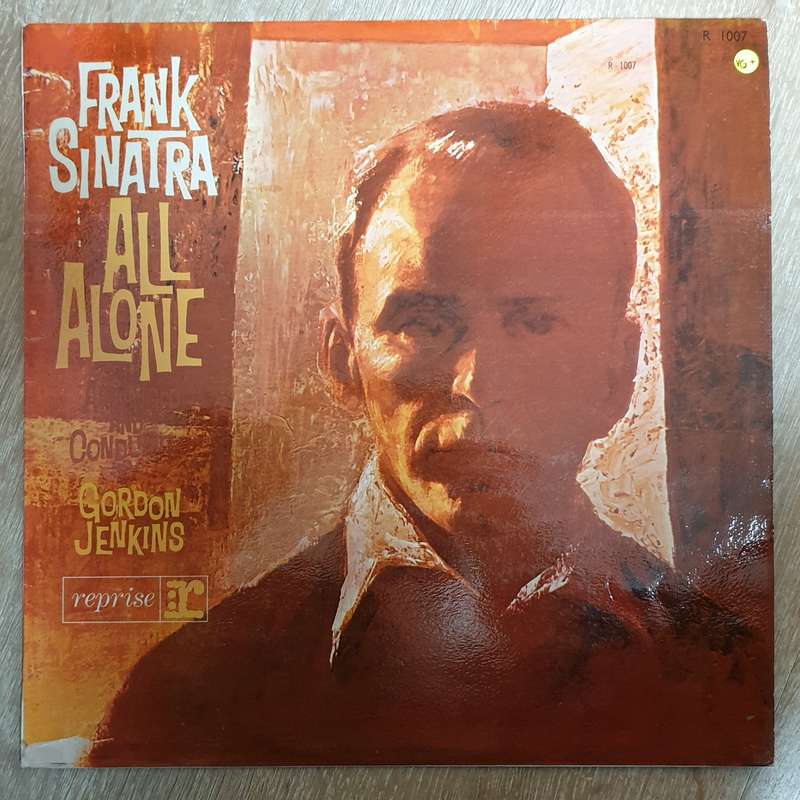 Frank Sinatra  All Alone - Vinyl LP Record - Very-Good+ Quality (VG+)