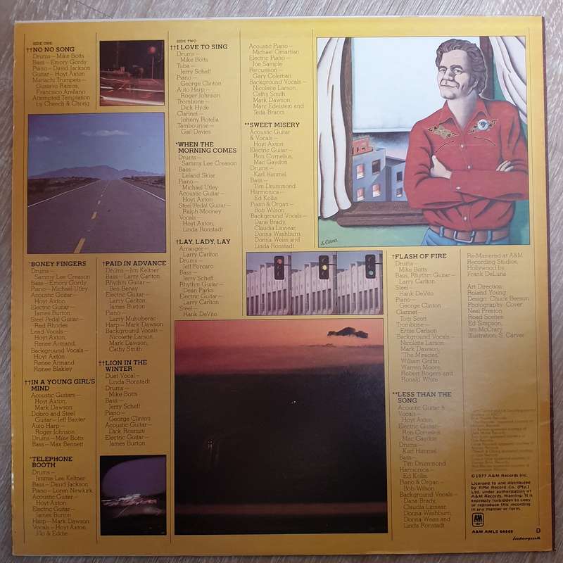 Hoyt Axton - Road Songs - Vinyl LP Record - Opened  - Very-Good+ Quality (VG+)