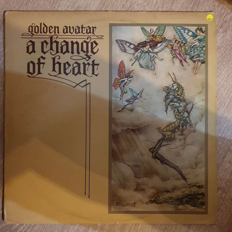 Golden Avatar - A Change Of Heart - Vinyl LP Record - Opened  - Very-Good+ Quality (VG+)
