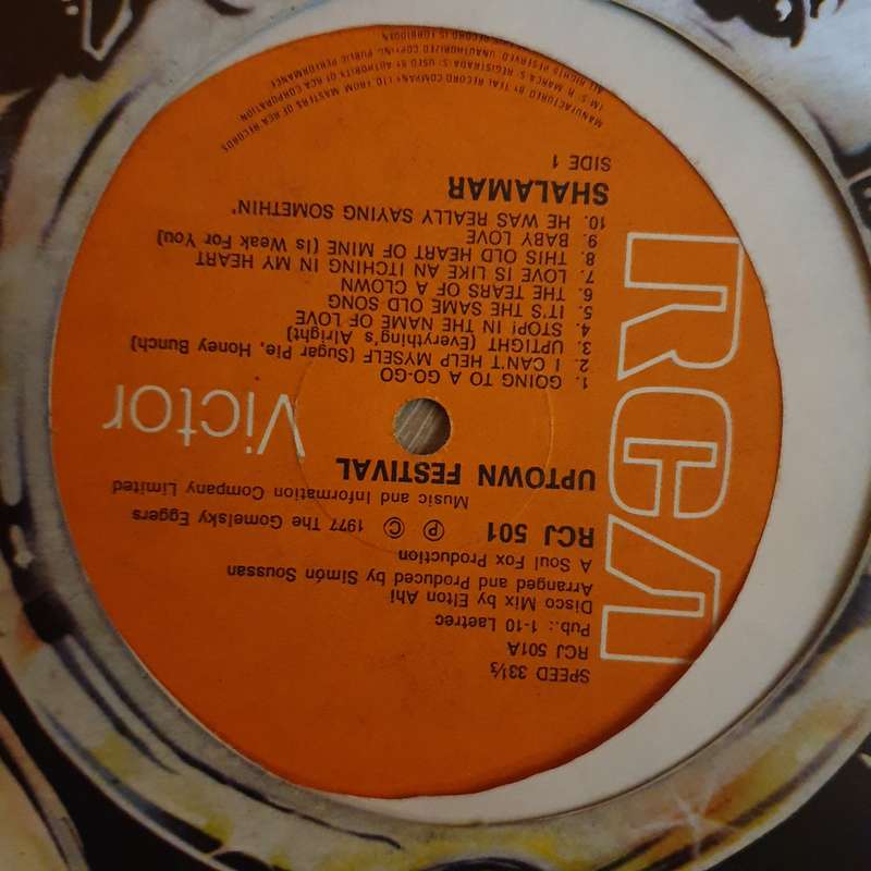 Shalamar  Uptown Festival  Vinyl LP Record - Opened  - Good+ Quality (G)