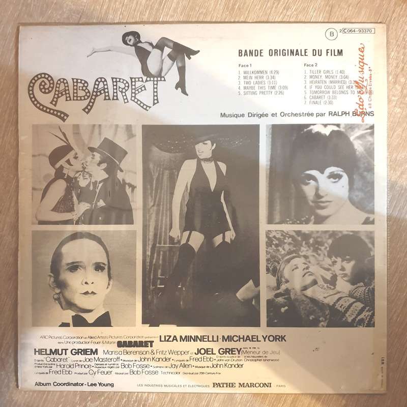 Cabaret - Liza Minelli - Ralph Burns  - Bande Originale Du Film - Vinyl LP Record - Opened  - Ver...