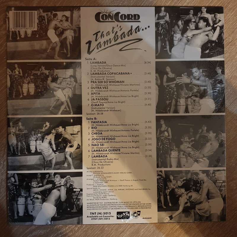 Concord  That's Lambada  -  Vinyl LP Record - Sealed