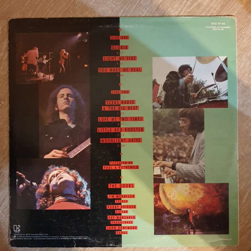 Doors  Alive, She Cried  Vinyl LP Record - Opened - Very-Good Quality (VG)
