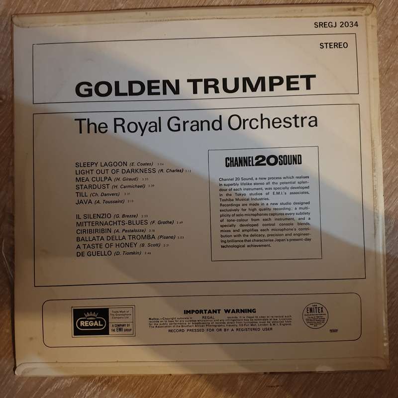 The Royal Grand Orchestra  Golden Trumpet - Vinyl LP Record - Opened  - Very-Good- Quality ...