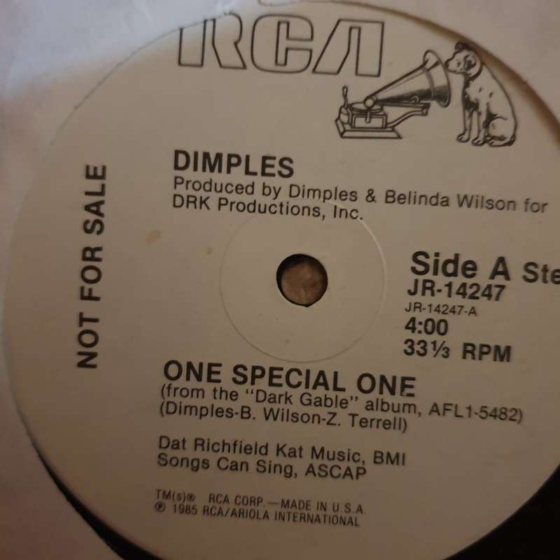 Dimples  One Special One - Promo Album -  Vinyl LP Record - Very-Good+ Quality (VG+)