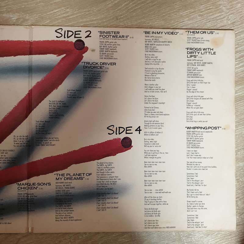 Frank Zappa  Them Or Us - Double Vinyl LP Record - Opened  - Good+ Quality (G+)