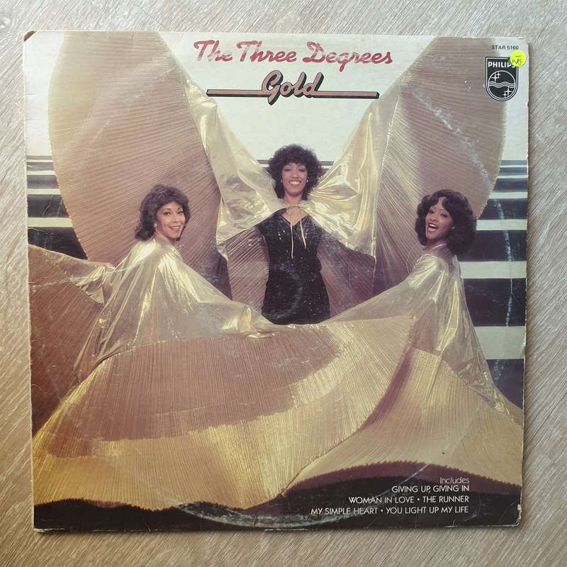 The Three Degrees  Gold - Vinyl LP Record - Opened  - Very-Good- Quality (VG-) (Vinyl Speci...