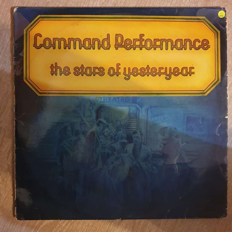 Command Performance - The Stars of Yesteryear -  Double Vinyl LP Record - Very-Good- Quality (VG-)