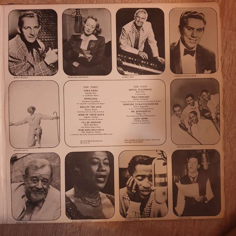 Command Performance - The Stars of Yesteryear -  Double Vinyl LP Record - Very-Good- Quality (VG-)