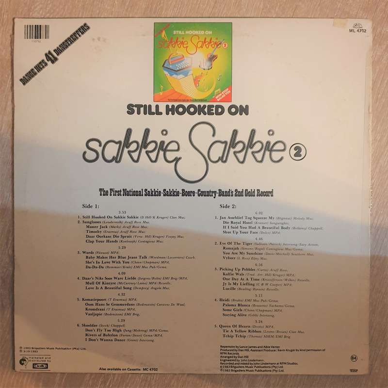 Still Hooked On Sakkie Sakkie - Vinyl LP Record - Very-Good- Quality (VG-)