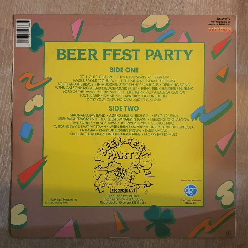Beer Mugs Band  Beer Fest Party - Vinyl LP Record - Very-Good+ Quality (VG+)