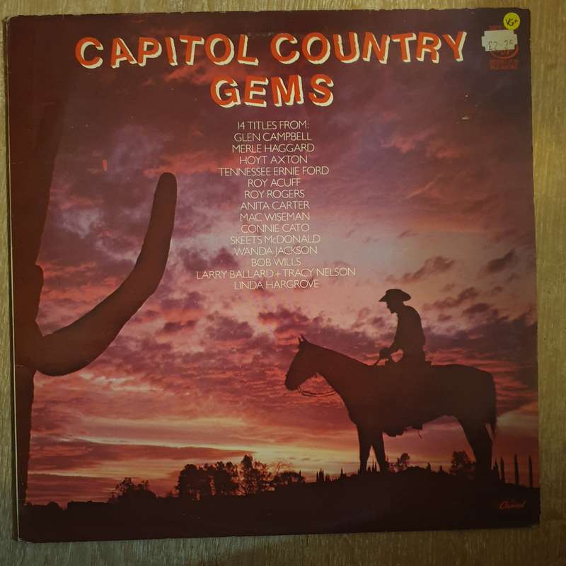 Capitol Country Gems - Original Artists - Vinyl LP Record - Very-Good+ Quality (VG+)