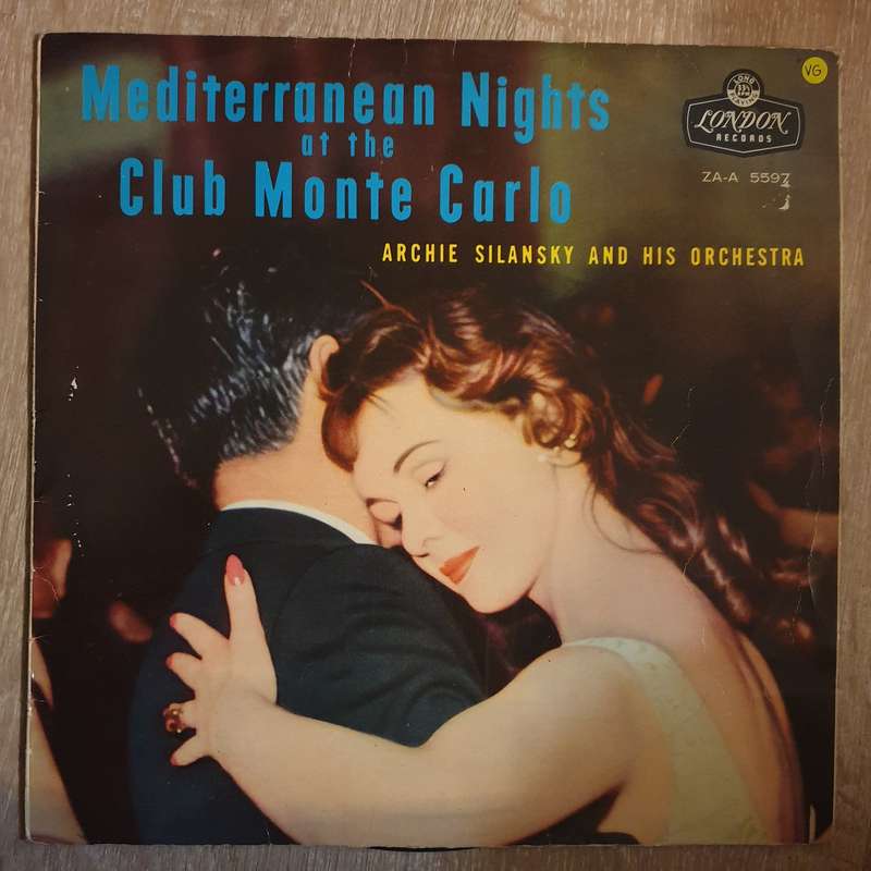 Archie Silansky & His Orchestra - Mediterranean Nights at the Club Monte Carlo  Vinyl LP Re...