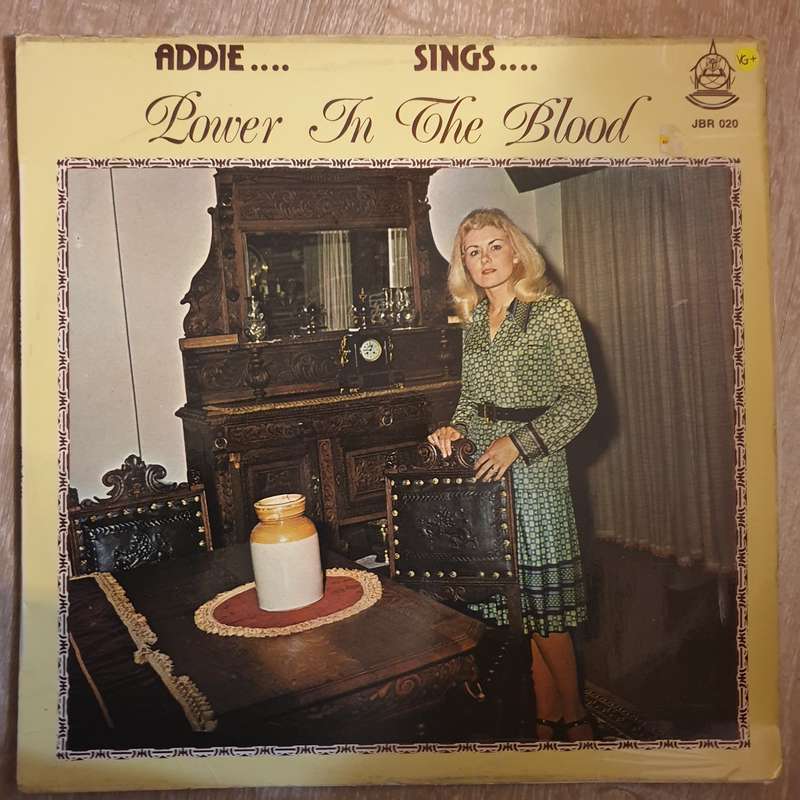 Adddie Sings Power in the Blood - Vinyl LP Record - Very-Good+ Quality (VG+)