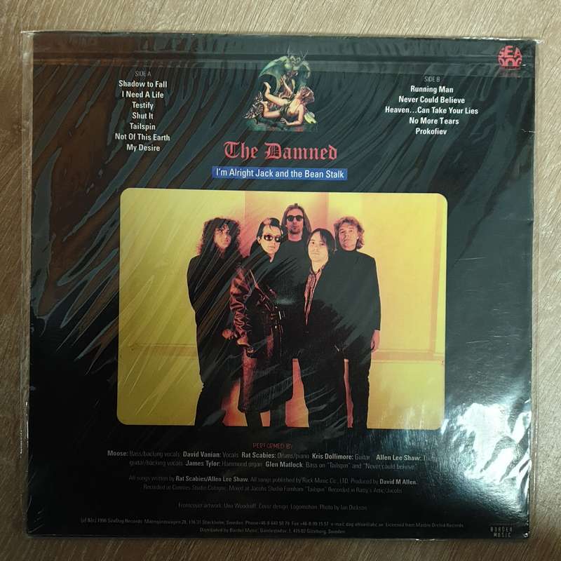 The Damned  I'm Alright Jack And The Bean Stalk - Vinyl LP Record - Sealed