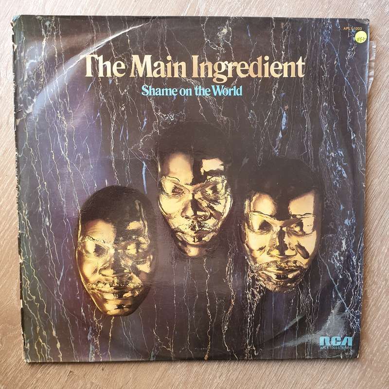 The Main Ingredient  Shame On The World - Vinyl LP Record - Very-Good+ Quality (VG+)
