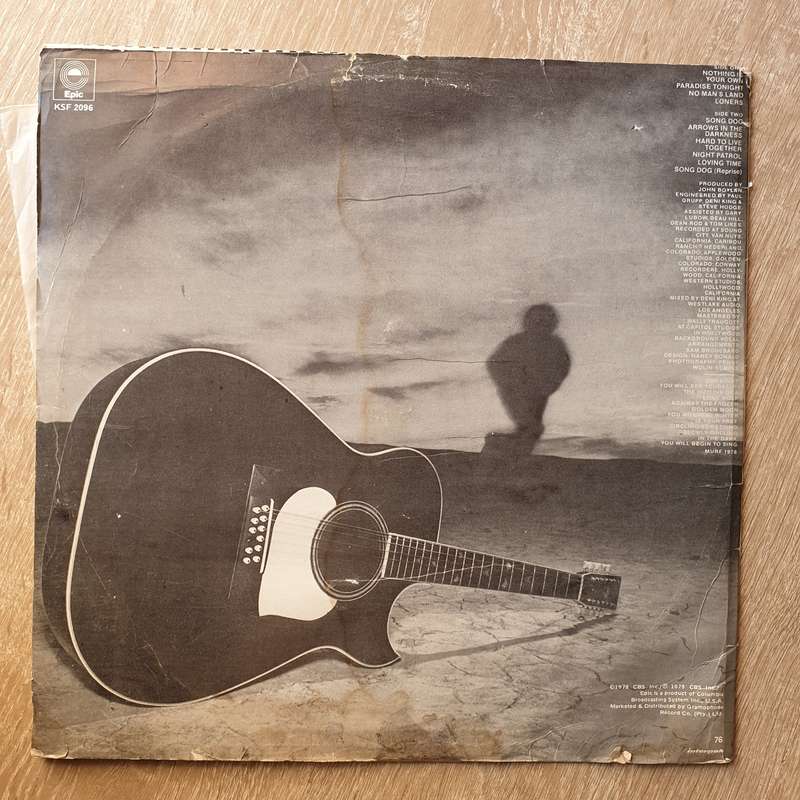 Michael Martin Murphey  Lone Wolf - Vinyl LP Record - Very-Good+ Quality (VG+)
