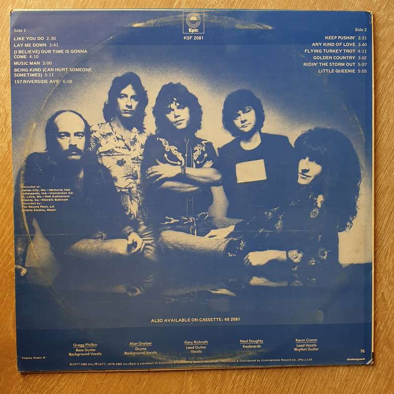REO Speedwagon  You Get What You Play For - Live - Vinyl LP Record - Very-Good+ Quality (VG+)