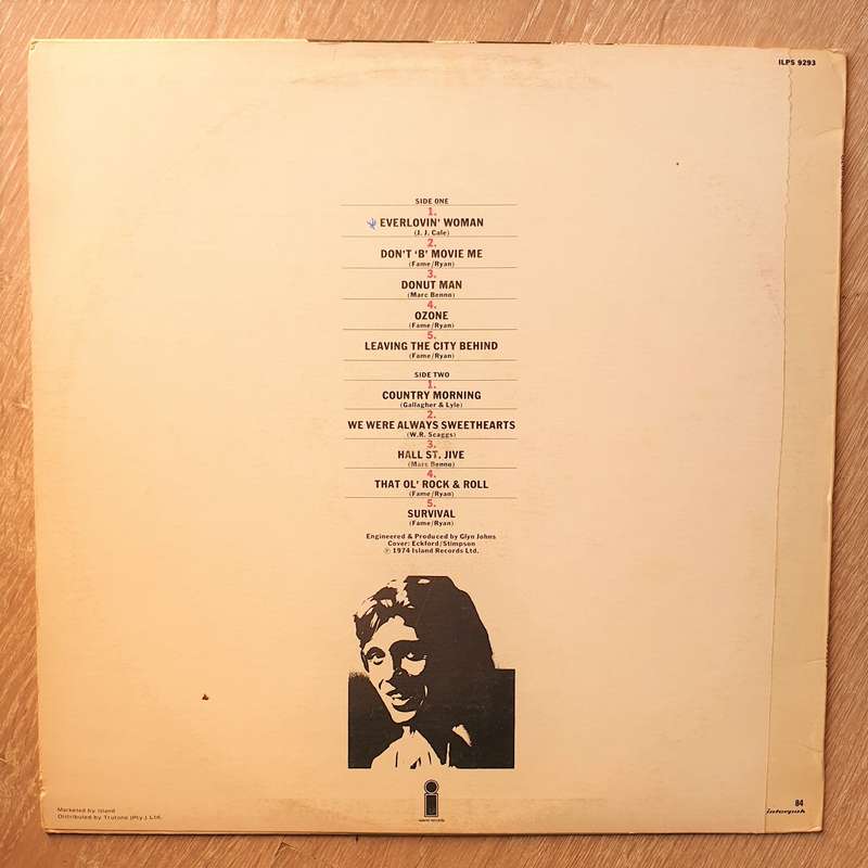 Georgie Fame  Georgie Fame (UK) -  Vinyl LP Record - Very-Good+ Quality (VG+)
