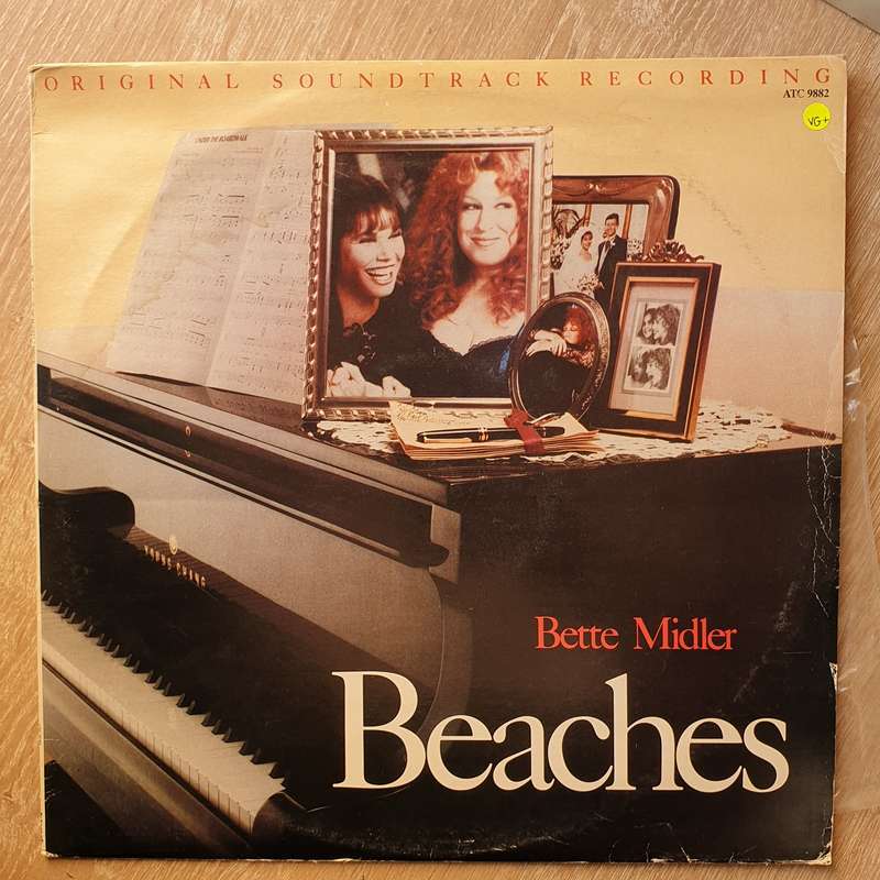 Beaches (Original Soundtrack Recording) - Bette Midler   - Vinyl LP Record - Very-Good+ Qua...