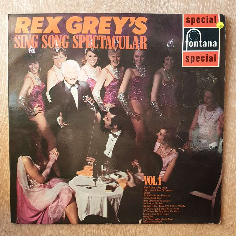 Rex Grey  Rex Grey's Sing Song Spectacular - Vinyl LP Record - Very-Good+ Quality (VG+)