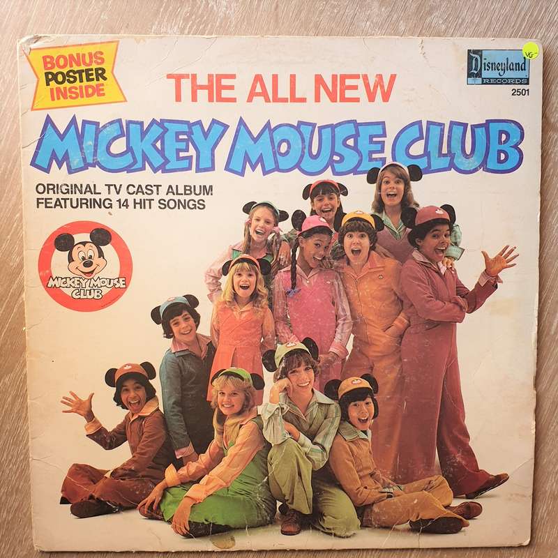 Mickey Mouse Club  The All New Mickey Mouse Club - Vinyl LP Record - Opened  - Very-Good- Q...