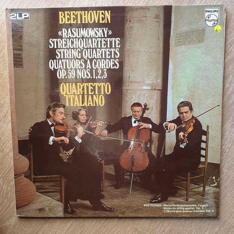 Beethoven - Quartetto Italiano  Rasumowsky Streichquartette / String Quartets / Quatuors A ...