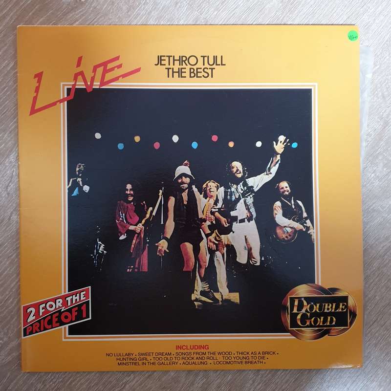 Jethro Tull  The Best - Live - Double Vinyl LP Record - Very-Good+ Quality (VG+)