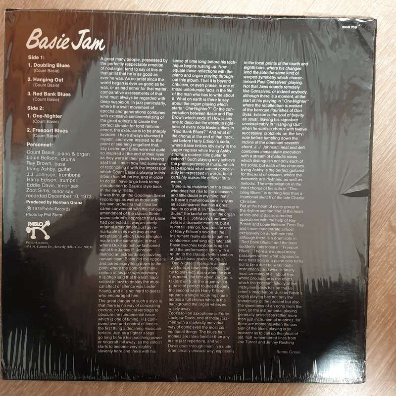 Count Basie  Basie Jam (US) - Vinyl LP Record - Sealed