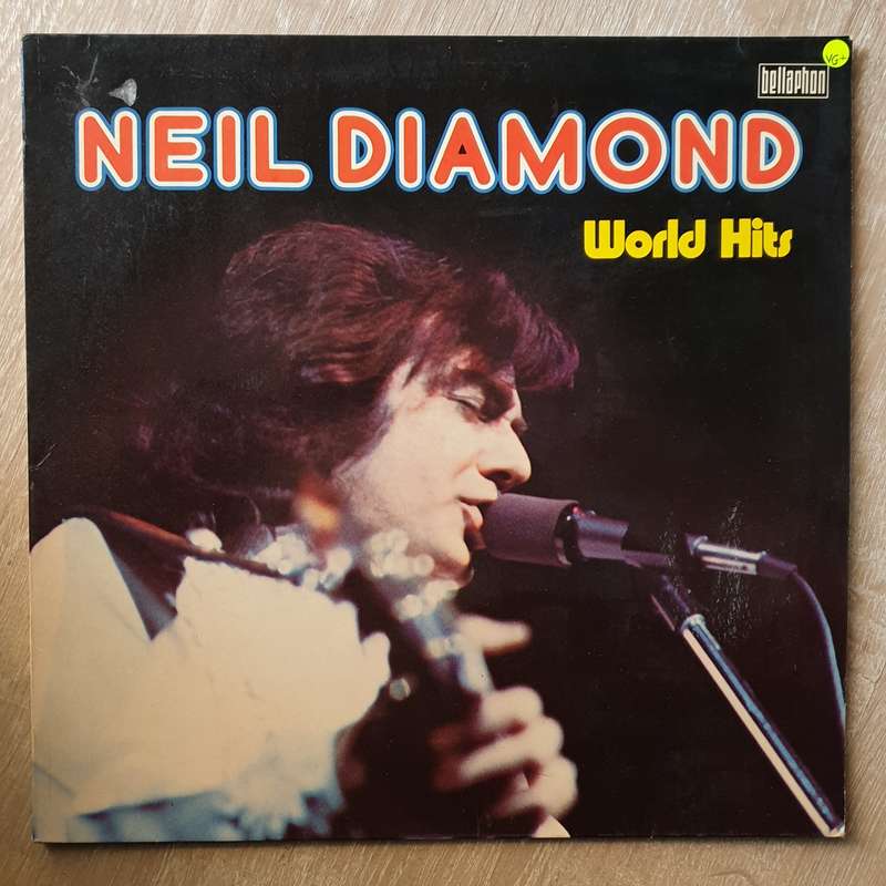 Neil Diamond  World Hits- Vinyl LP Record - Very-Good+ Quality (VG+)