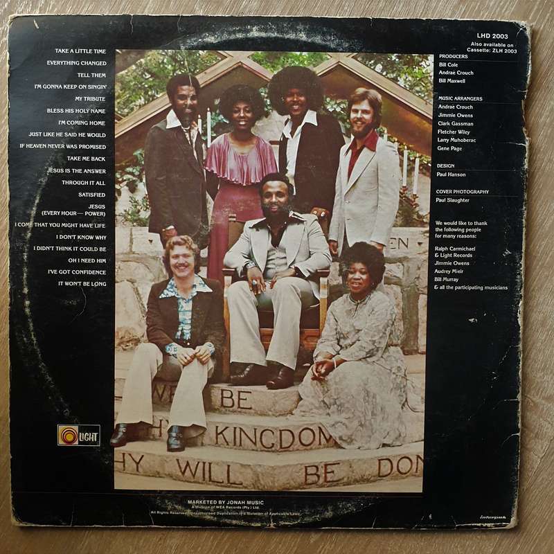 Andrae Crouch & The Disciples  The Best Of Andrae - Vinyl LP Record - Very-Good+ Quality (VG+)