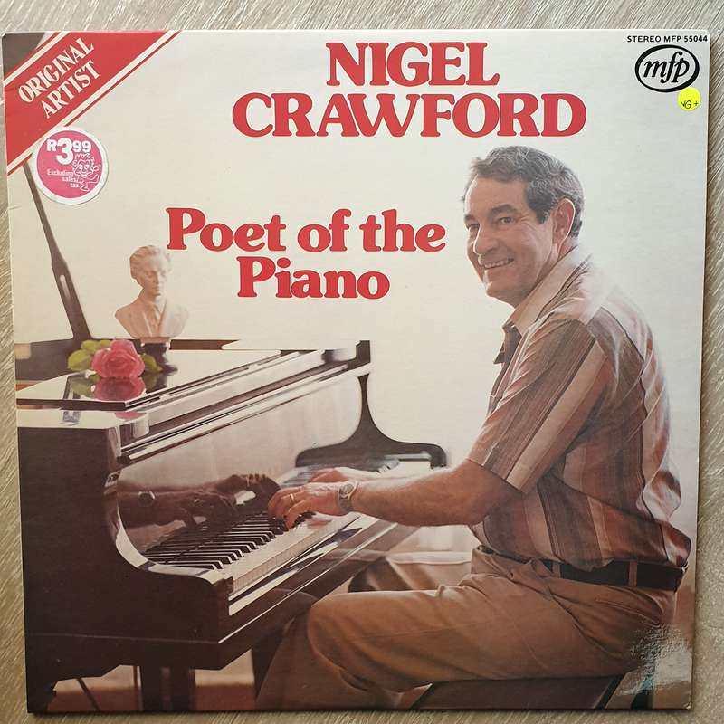Nigel Crawford - Poet of the Piano - Vinyl LP Record - Very-Good+ Quality (VG+)