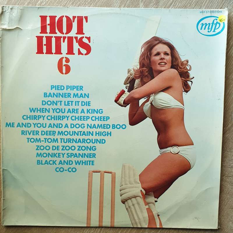 Hot Hits 6 - Vinyl LP Record - Very-Good+ Quality (VG+)
