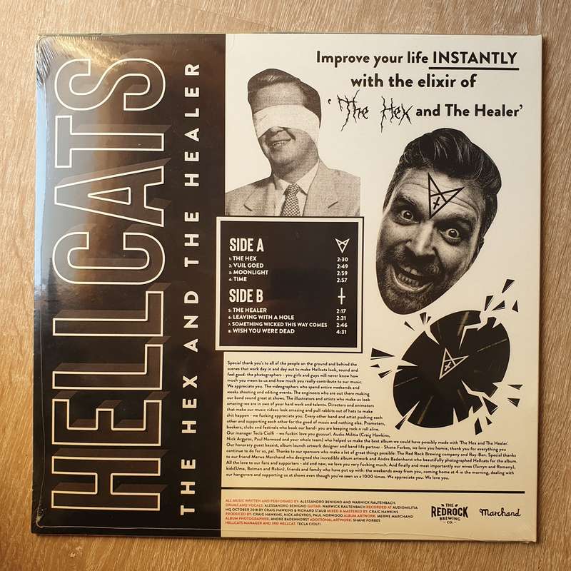 Hellcats  The Hex And The Healer (Rare - South African) - Vinyl LP Record - Sealed