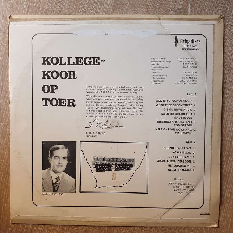 Kollege Koor Op Toer-  AGSTK - Vinyl LP Record - Very-Good+ Quality (VG+)