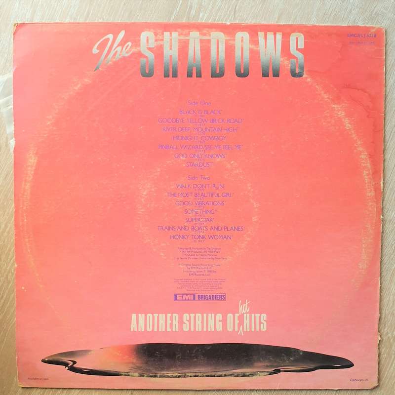 The Shadows - Another String of Hot Hits - Vinyl LP Record - Very-Good+ Quality (VG+)
