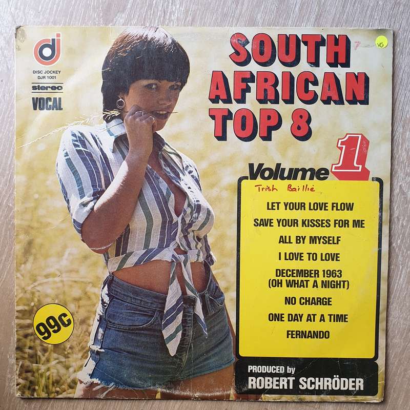 South African Top 8 - Vol 1 - Vinyl LP Record - Opened  - Very-Good Quality (VG)