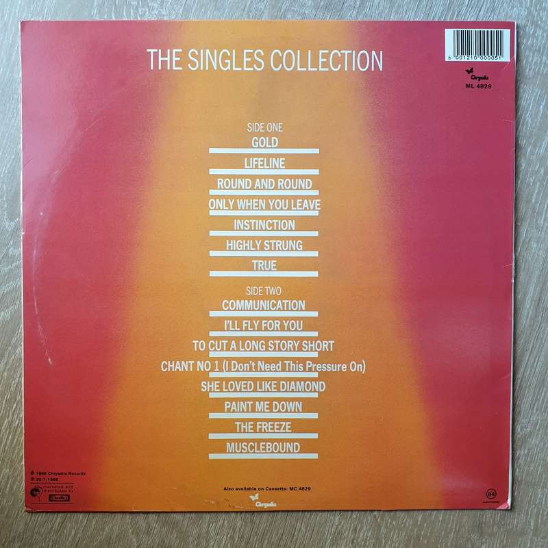 Spandau Ballet -The Singles Collection  - Vinyl LP Record - Opened  - Very-Good+ Quality (VG+)