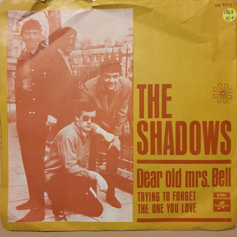 The Shadows  Dear Old Mrs Bell - Vinyl 7" Record - Very-Good+ Quality (VG+)