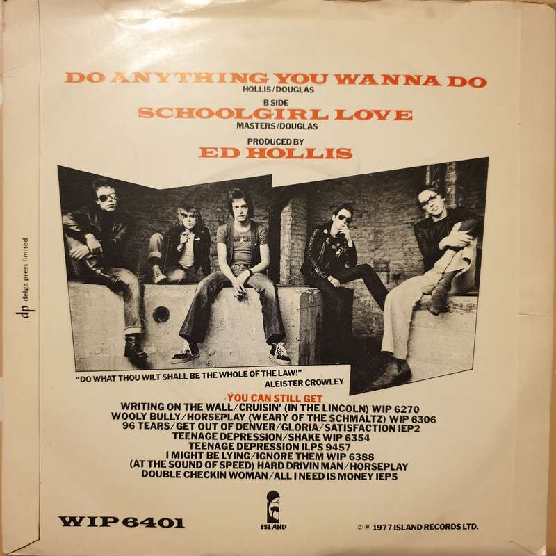 Rods  Do Anything You Wanna Do - Vinyl 7" Record - Very-Good+ Quality (VG+)