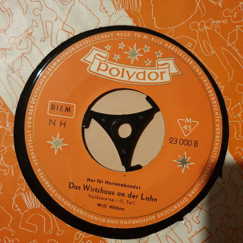 Will Hohne  Das Wirtshaus An Der Lahn - Vinyl 7" Record - Very-Good+ Quality (VG+)